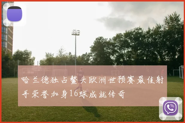 哈兰德独占鳌头欧洲世预赛最佳射手荣誉加身16球成就传奇